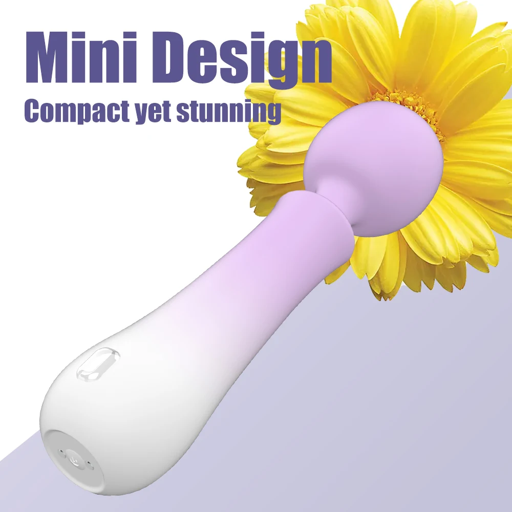 Фиолетовый белый цвет 10 режимов вибрации беспроводной стимулятор клитора вибратор игрушки для взрослых палочка набор вибраторов