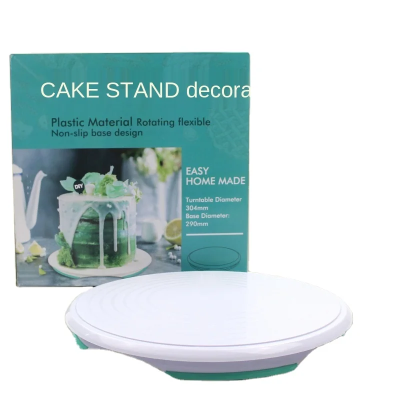 
Plastic decorating cream turntable cake baking tool table 12 inch baking tray 