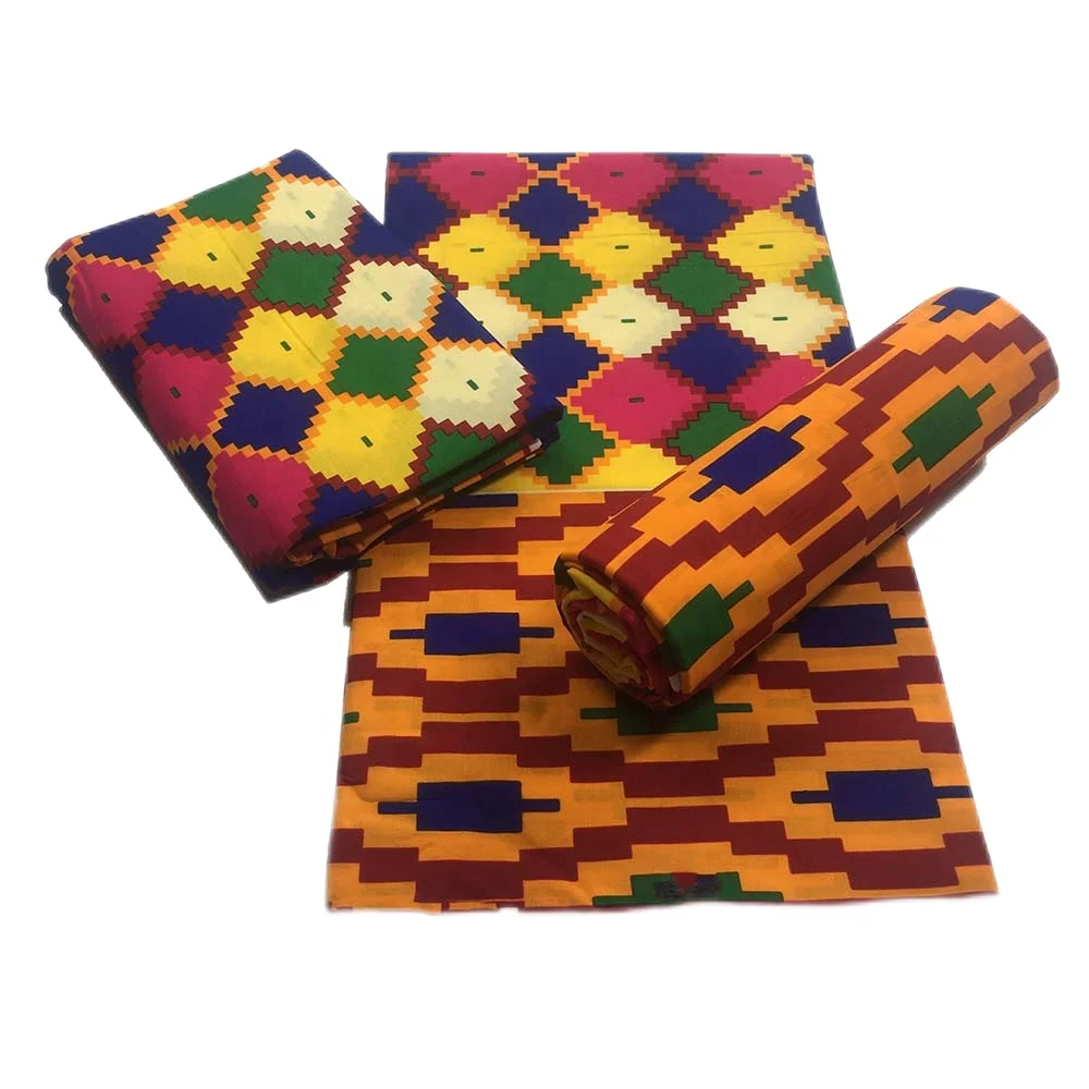 ACI Ankara Fabric African Wax Fabric 100% Cotton Guaranteed Real Wax African Print Fabric 6 Yards/Piece For Dress