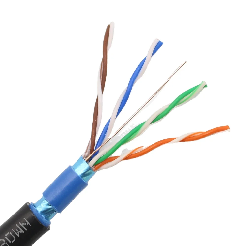 Bulk aico shielded cat6e ethernet patch cat6a cat6 cable