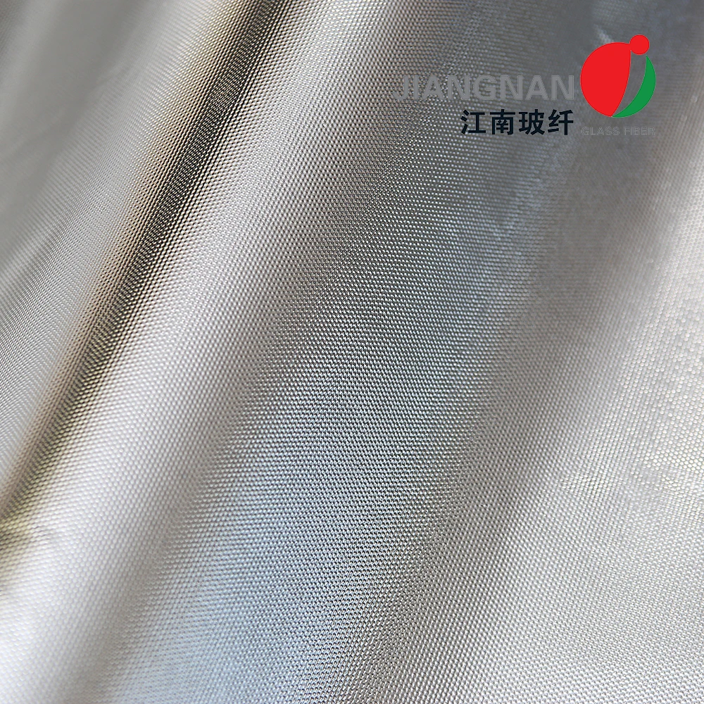 0.12mm Aluminized Fiberglass Insulation Cloth For Marine Covers
