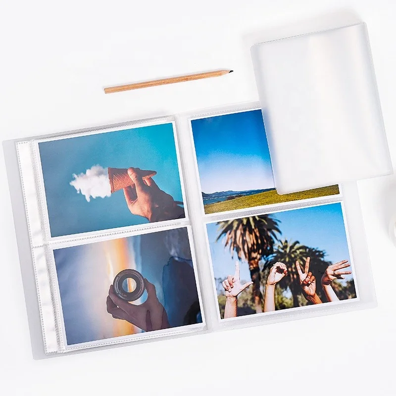 Фотоальбом, записная книжка в чехле, записная книжка, альбом для 200 фотографий, 6 дюймов x 4 дюйма/10x15 см