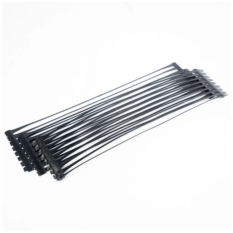 Top sale guaranteed quality PET plastic uniaxial geogrid retaining wall for soil reinforcement