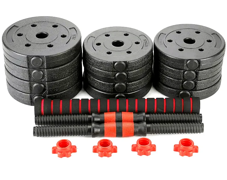 Environmentally friendly and cheap adjustable fitness equipment dumbbell for ladies 30kg dumbbells