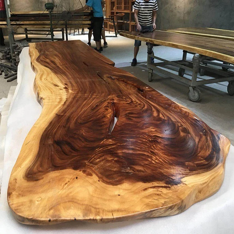 South American Walnut Slab Suar Wood Monkeypod Tree Slab Acacia Wood Slab