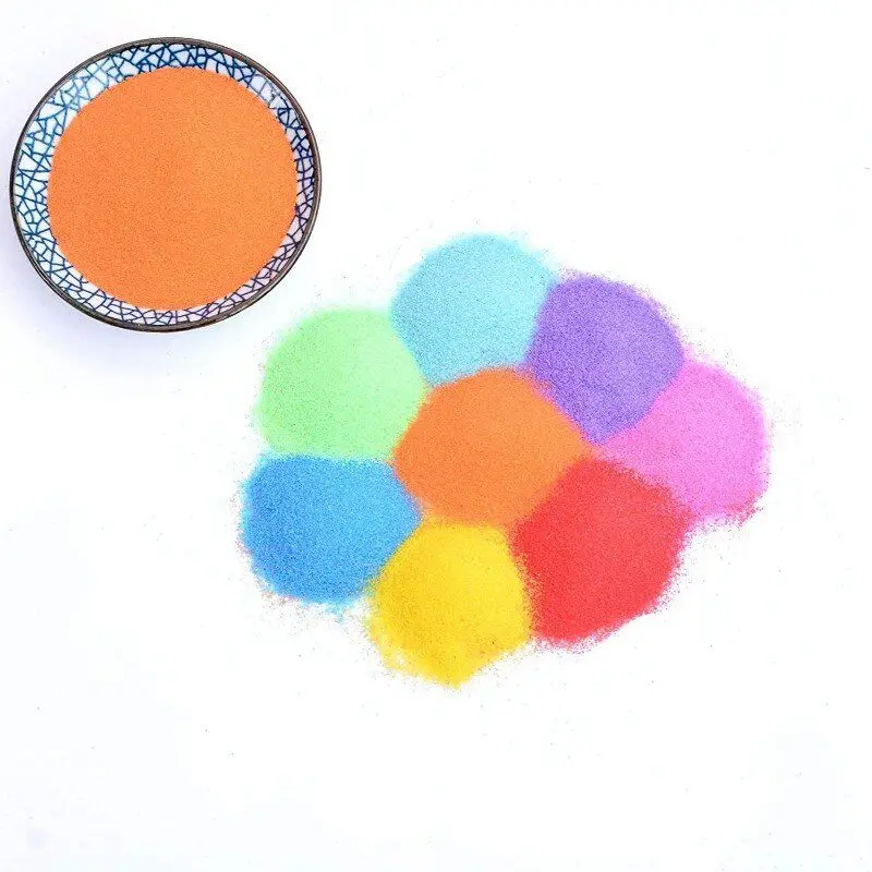 Colored Sand Dyed Sand for children painting and sandbox sand for play