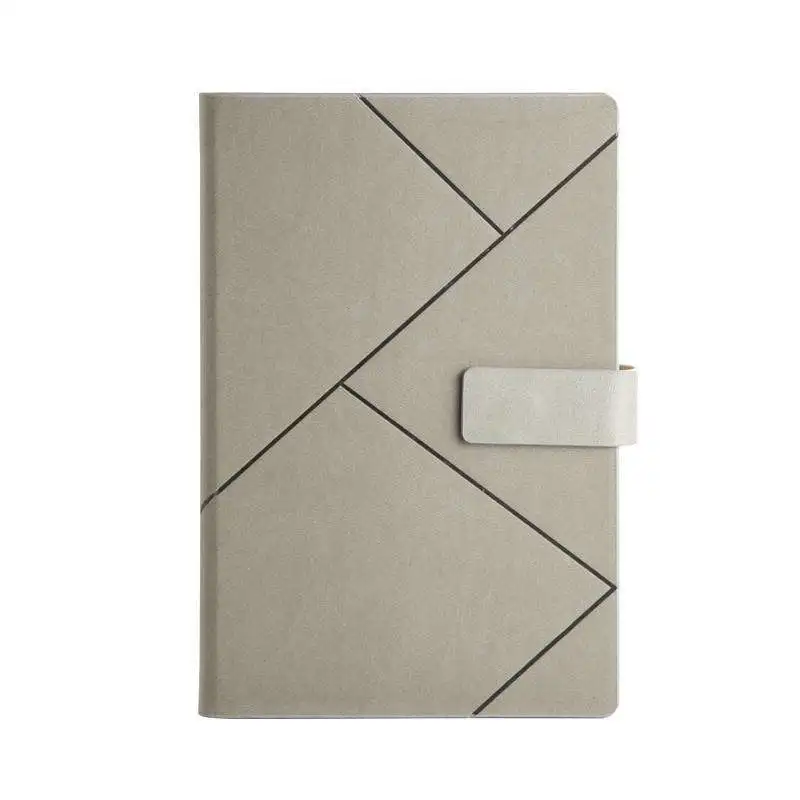 Business Customised Logo A5 Luxury PU Leather notebook wholesale conference Thickened 200 pages conference planner coining Diary
