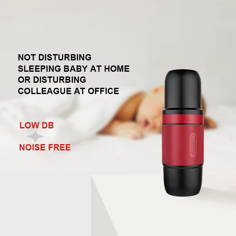 Outdoor hiking 80ml small semi automatic 12V usb car 2 in 1 portable coffee maker machine for capsules