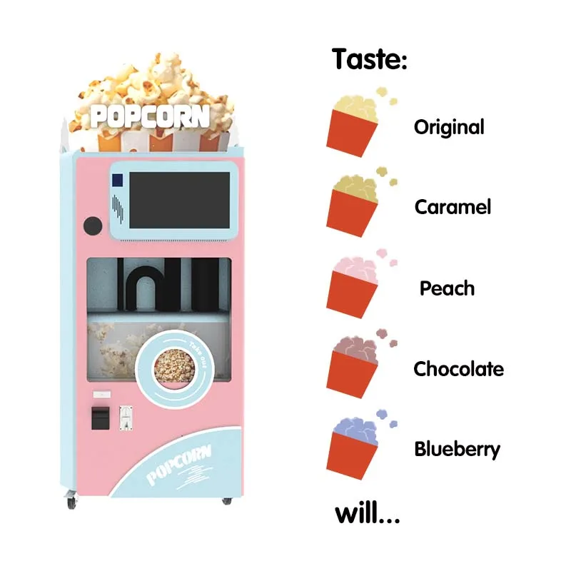 High quality self service popcorn making machine automatic vending machine directly factory for sale