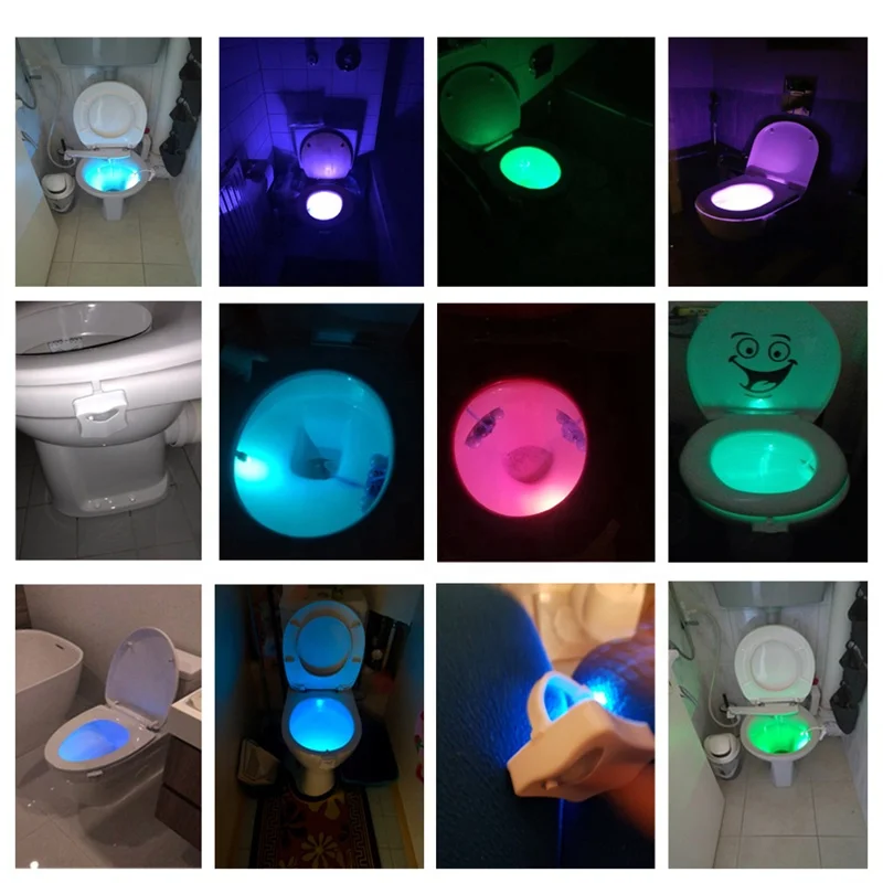 Toaleta Toalete Toilettes Seat Accessories Toilet Bowl Light, Bathroom Washroom LED Toilet Night Lights