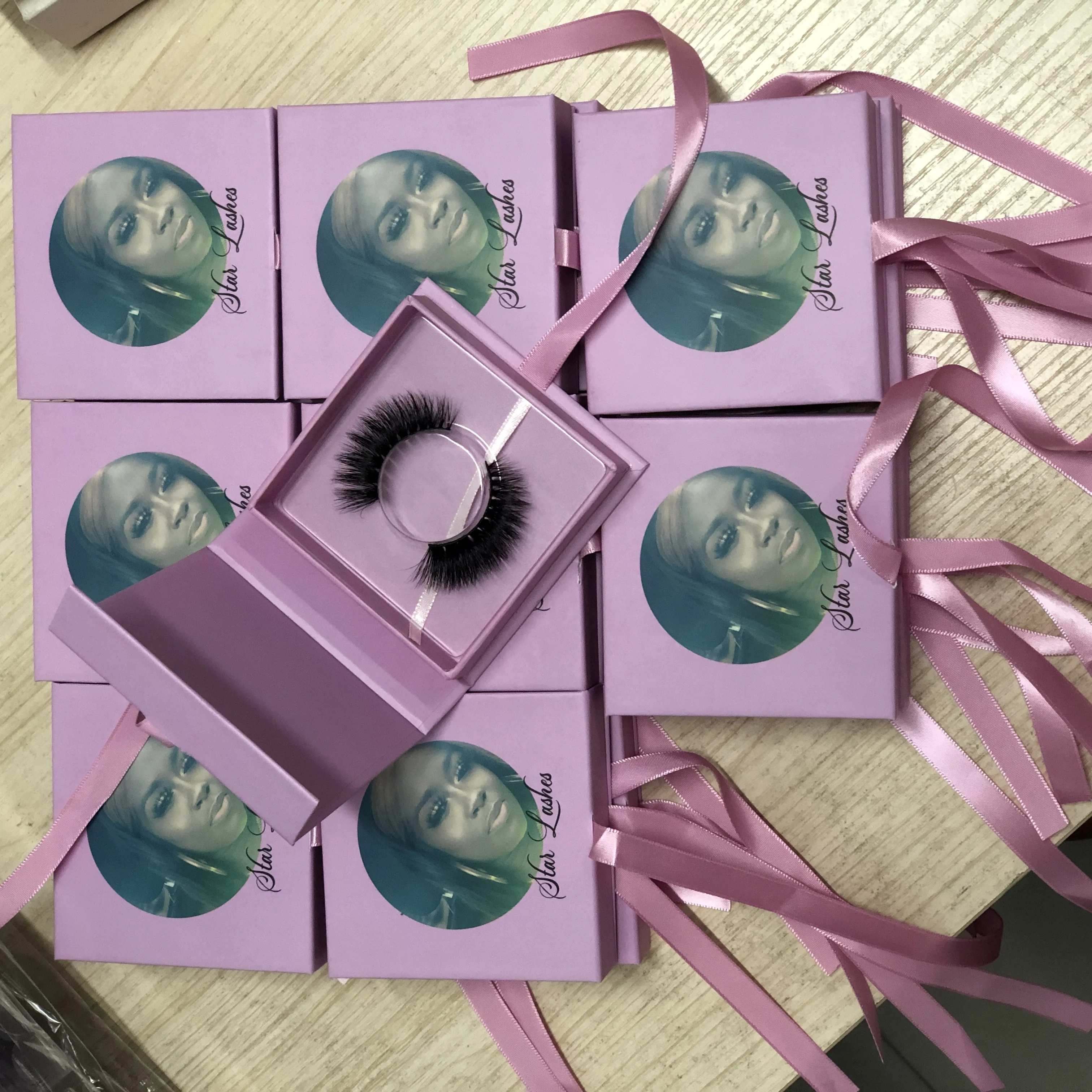 custom private label human hair cheap mink lashes 3d human hair eyelash