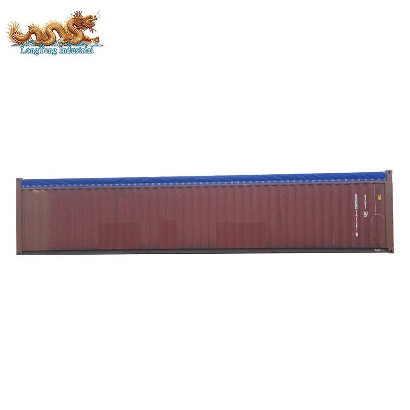 Б/у Брезентовая крышка б/у 40 футов, мягкий открывающийся контейнер для доставки