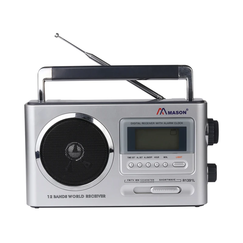 good quality IC with night light 12 bands radio fm am digital other home radio