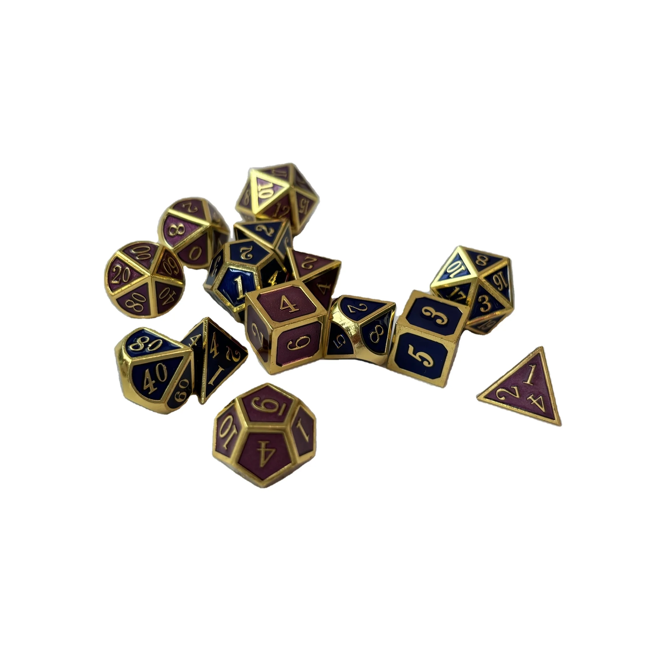 Large Dragon Scale Metal Dice Set for Dungeons and Dragons D20 Polyhedral D&D RPG DND 14mm 16mm 20mm Scale for Game Use