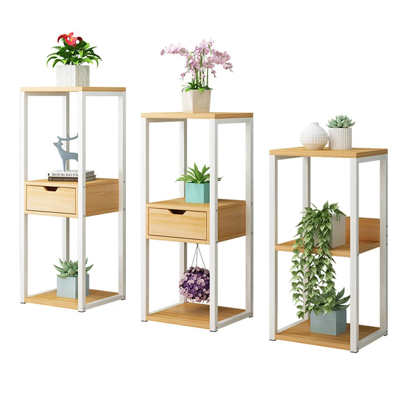 Xingsheng New Products Iron flower rack Special price space saving multilayer for home