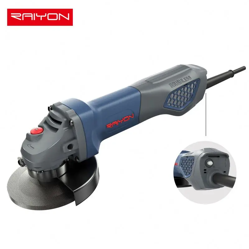 Variable speed 4inch brushless angle grinder high voltage portable mini angle grinder for large structure