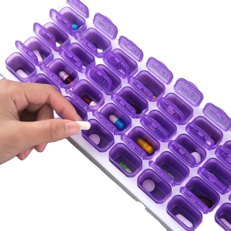 KYPL188 Vitamin Fish Oils Supplement 31 Day 1 Month Plastic Medicine Box Keyboard Pill Organizer