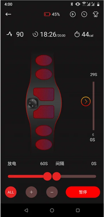 Wireless EMS Drop Shipping Fitness Accessories Slimming Belt Waist Lose Weight Abdominal Muscle Stimulator Belt