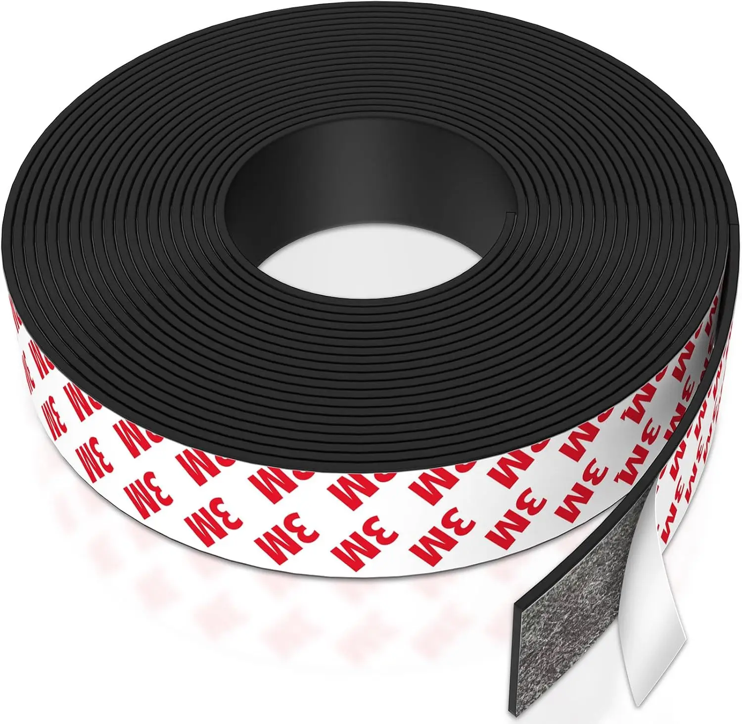 Flexible  3M Strong Self-adhesive Adhesive Sticky Rubber Magnet Tape Roll  Strips For Craft DIY Projects Whiteboards