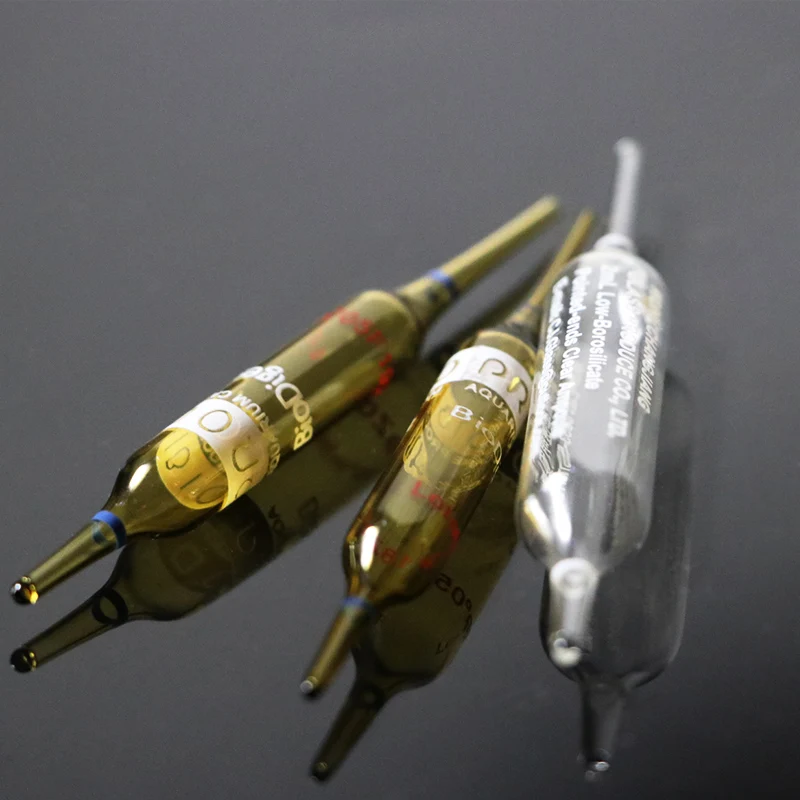 OEM 2ml 3ml 5ml 15ml 20ml 30ml Special Type Amber Clear Bottle Glass Ampoules Vials For Injection