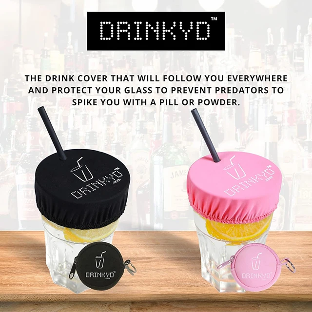 In stock  drink cover low MOQ custom acceptable hot sale  cup cover drink cover reuse spiking prevention in Bar