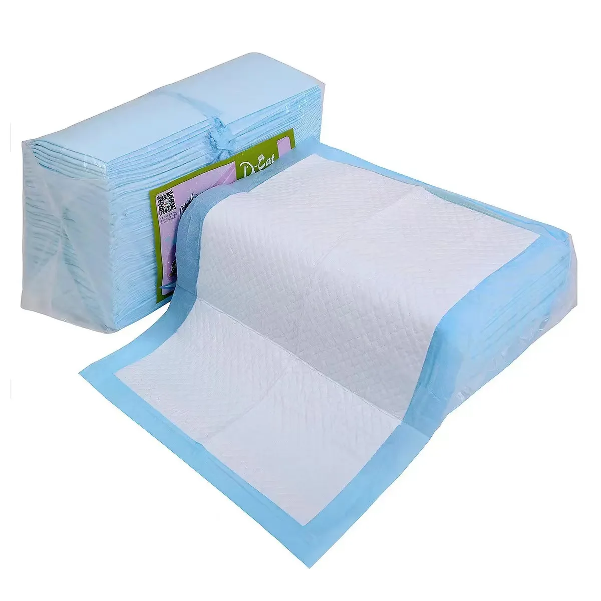 2024 Factory Wholesale Dog Cat Pee Pad Disposable Pet Training Pad Doggie Puppy Potty Training Under Pad Sell in Bulk Carton