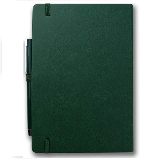 Best Hardcover Notebook with Pen Loop A5 Writing Journal College Ruled Lined Numbered Pages of Premium Thick Paper