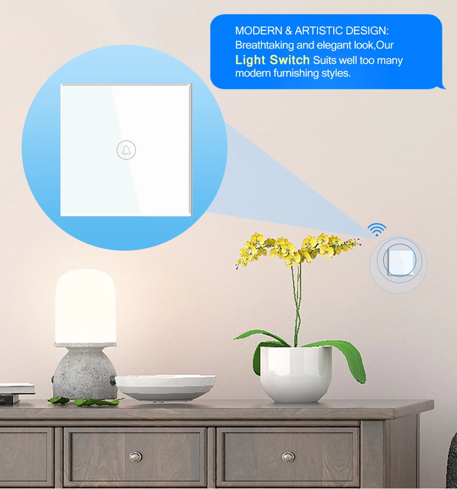 Умный дом tuya с поддержкой Alexa и google home электрический выключатель дистанционным управлением сенсорный Wi-Fi беспроводные устройства для умного