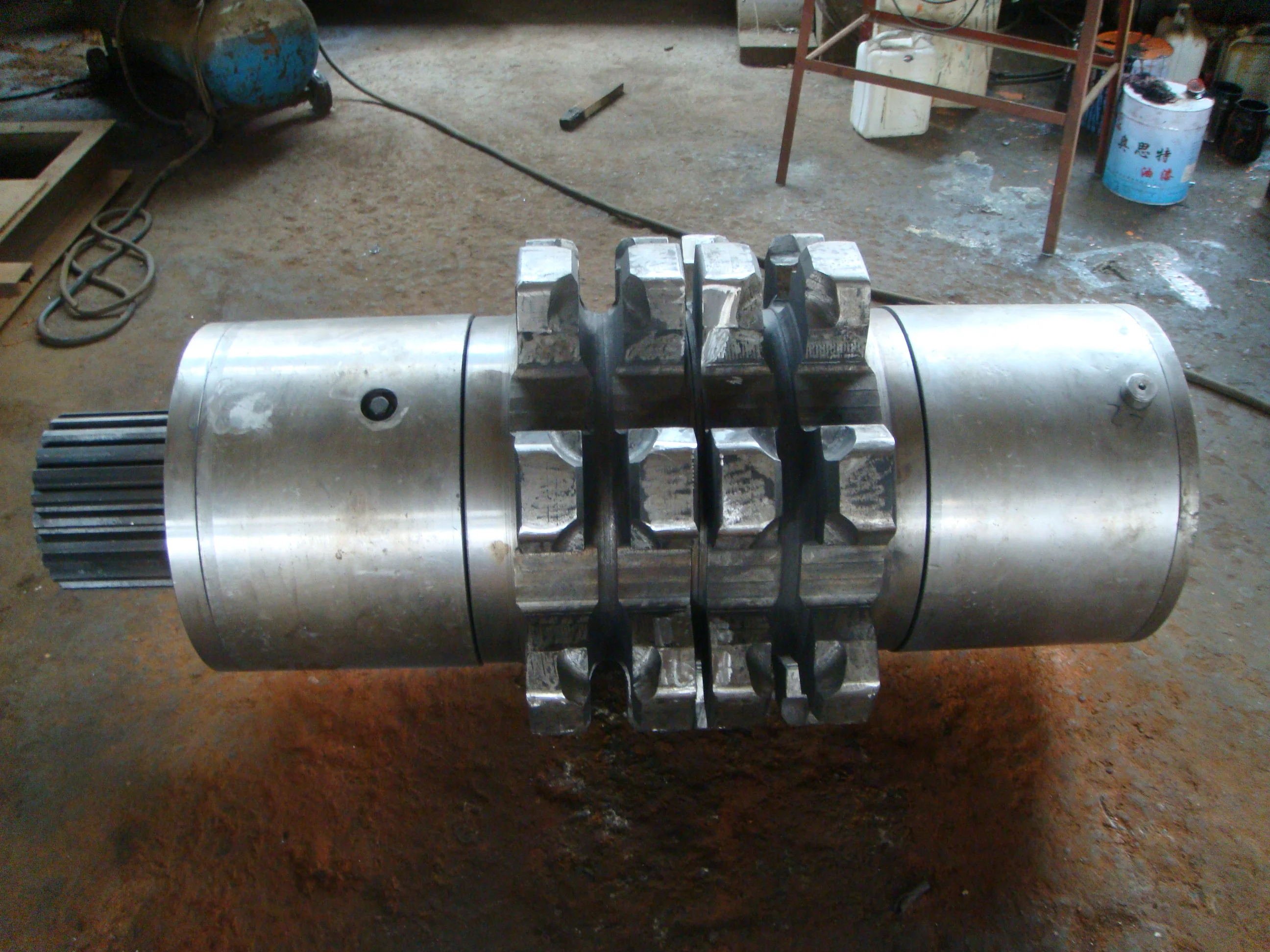 New Cast Iron Double Sprocket Assembly 1158010102 for Manufacturing Coal Plant Scrap Conveyor