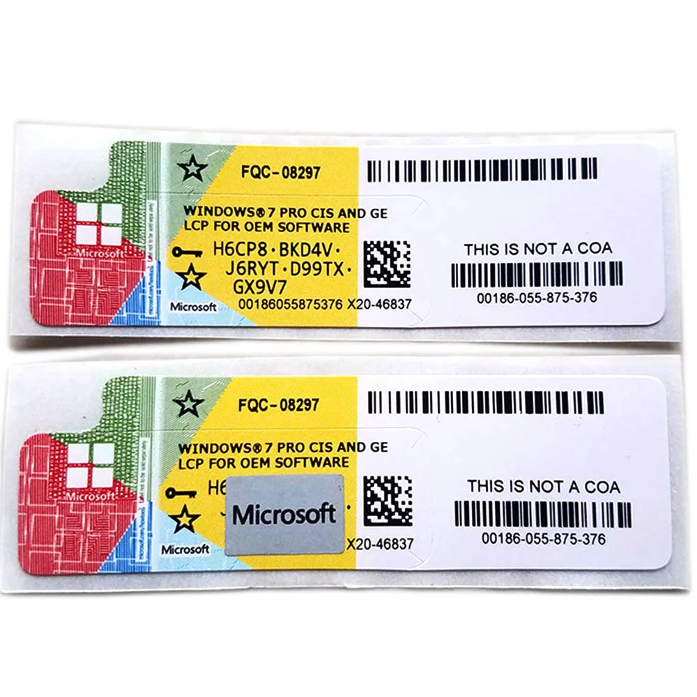 Программное обеспечение для компьютера онлайн загрузка Win 10 Pro Coa Sticker professional key Software coa