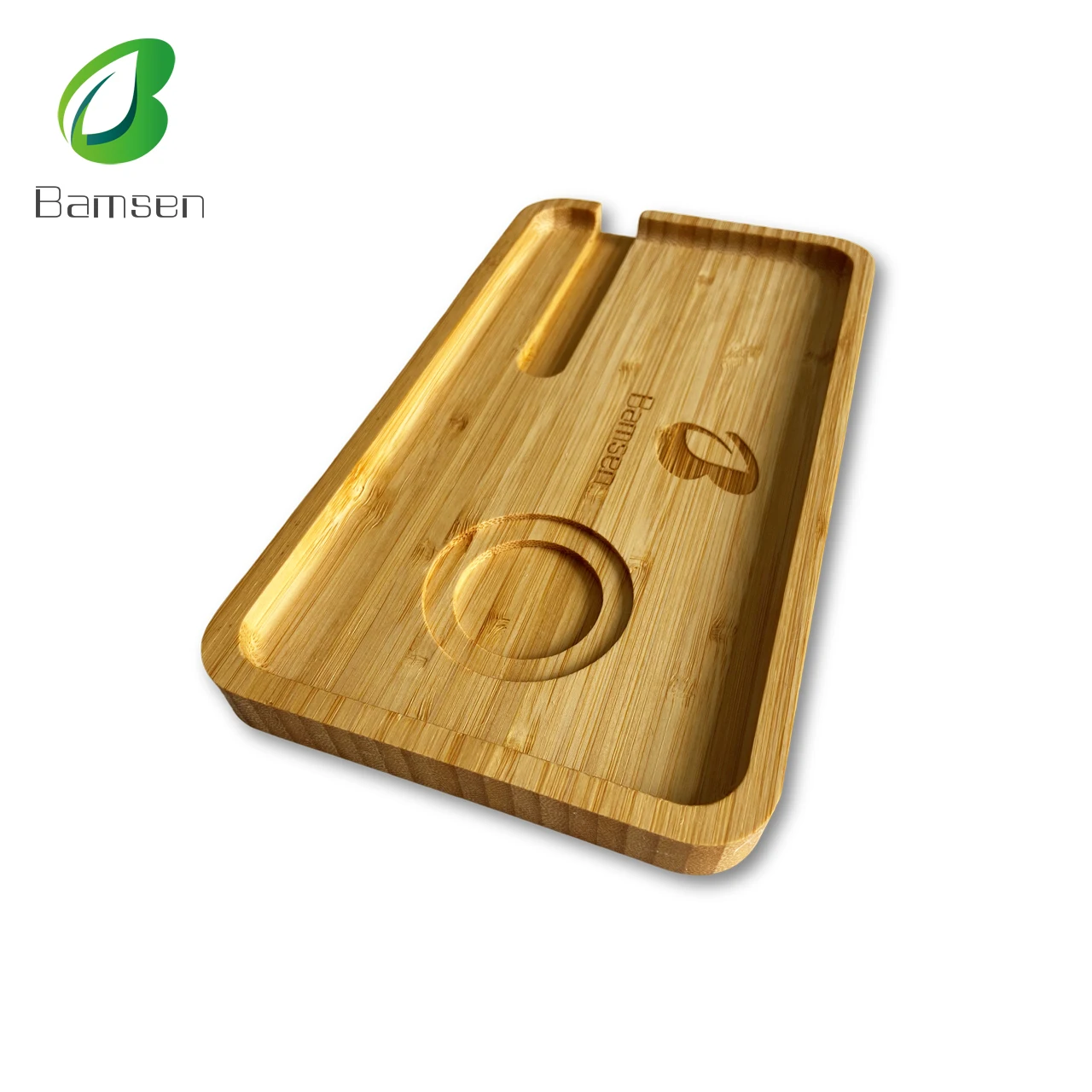 bamboo serves tray for food dinner home used coffee tea serving tray