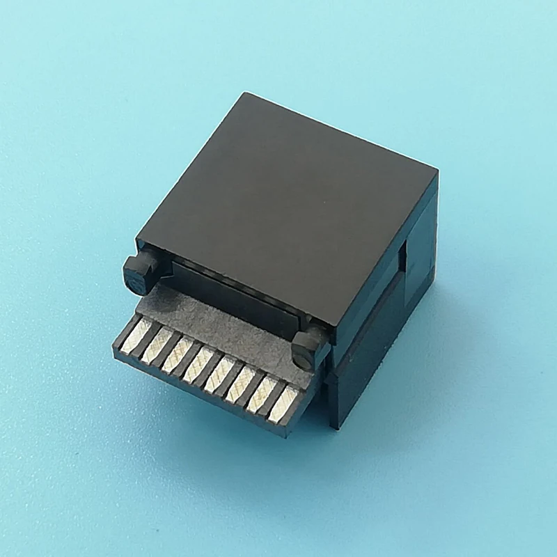 YBO 1V1 Port Black 8P8C Rj45 Single Socket RJ45 Cat 6 Connector Network Jack  PCB for Rj45 Female Connectors