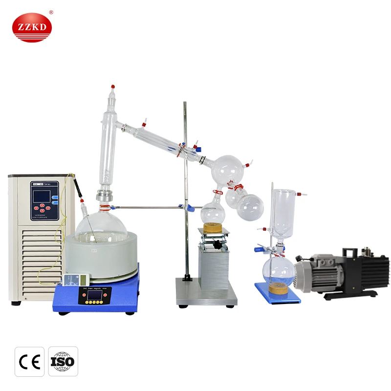 Новая пленочная дистилляционная машина с коротким циклом дистилляции 10 л