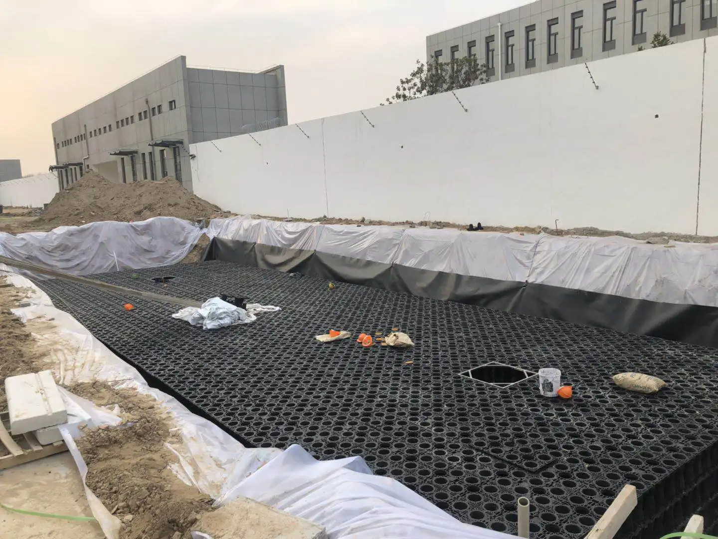 Rain Water Storage Module  for Rainwater Harvesting Infiltration Attenuation Detention Retention Tank System Soakaway Crates