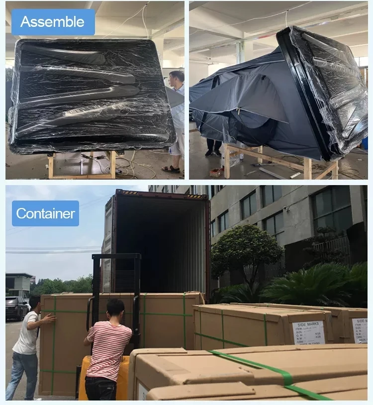 Hot selling waterproof camping pop up overland 4x4 wd car small rooftop tent