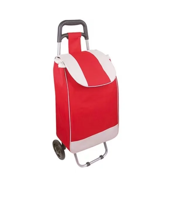 Climbing Stair Foldable Trolley Shopping Bag With Chair