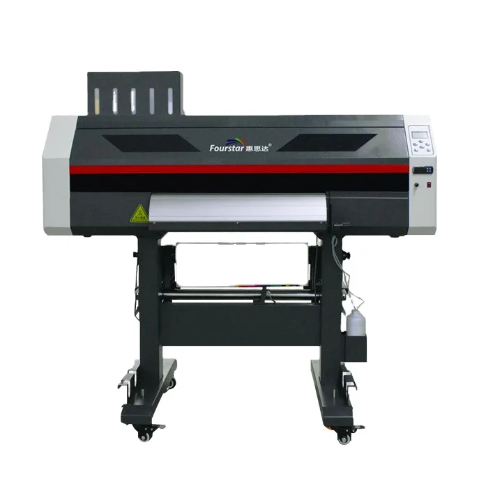 Top dtf printer China 60cm 600mm Roll to Roll dtf heat transfer 2 heads fluorescent 60cm digit printer