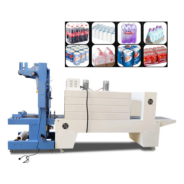 PE film bottle heat shrink packaging machine film winding machine heat shrink tunnel machine