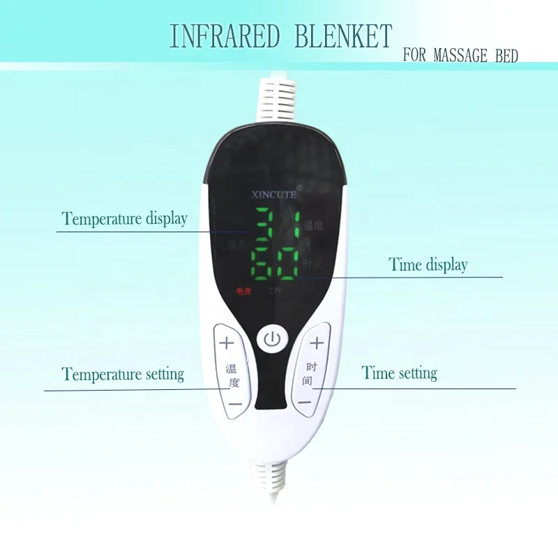 Водонепроницаемое теплое одеяло для сауны из ПВХ с Заводской настройкой времени