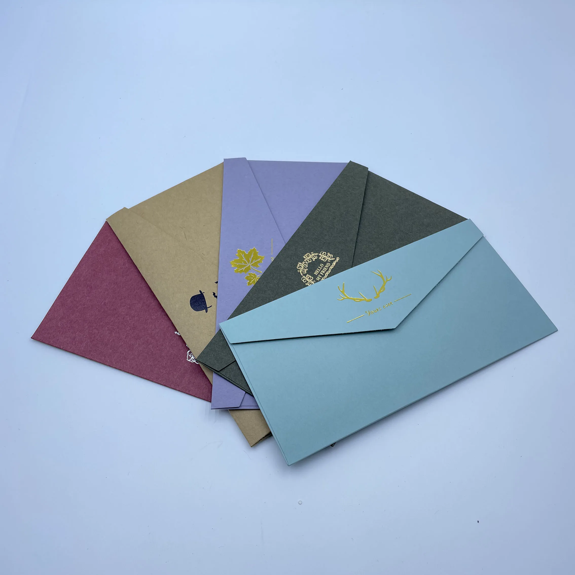 China Wholesale Custom Packaging Printing Logo Colorful Thank You Mail Paper Envelop