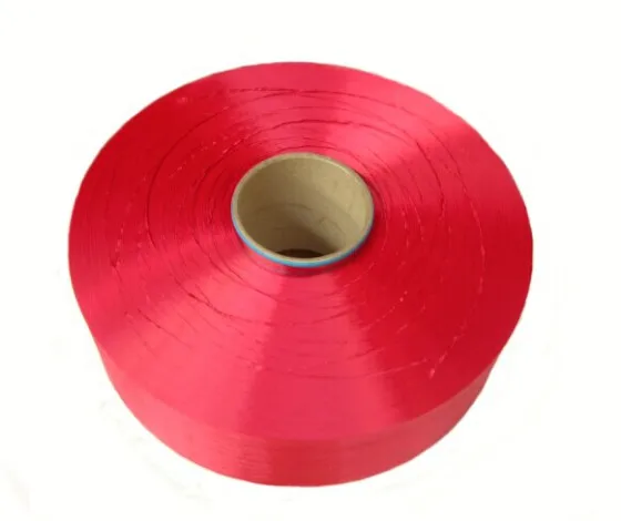 High tenacity dope dyed 1000 d polyester yarn FDY for rope