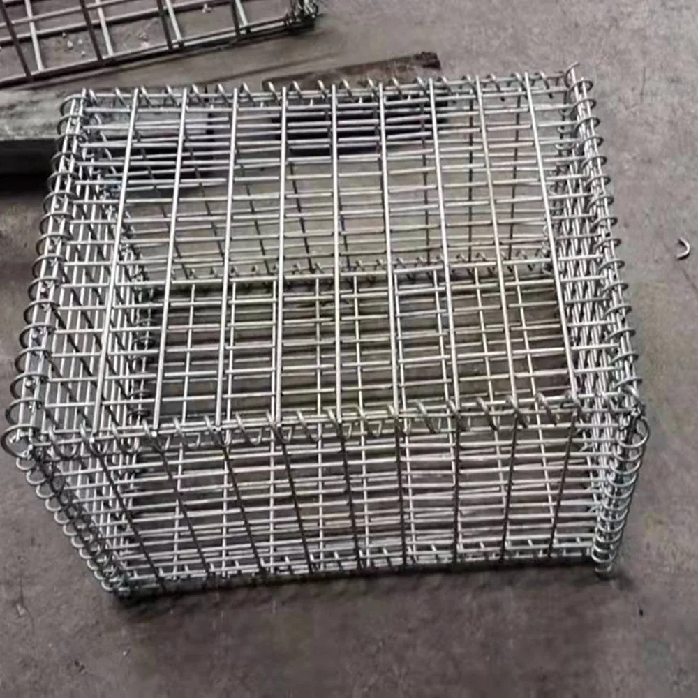 High corrosion-resistant welded gabion box basket retaining wall stone cage wire mesh