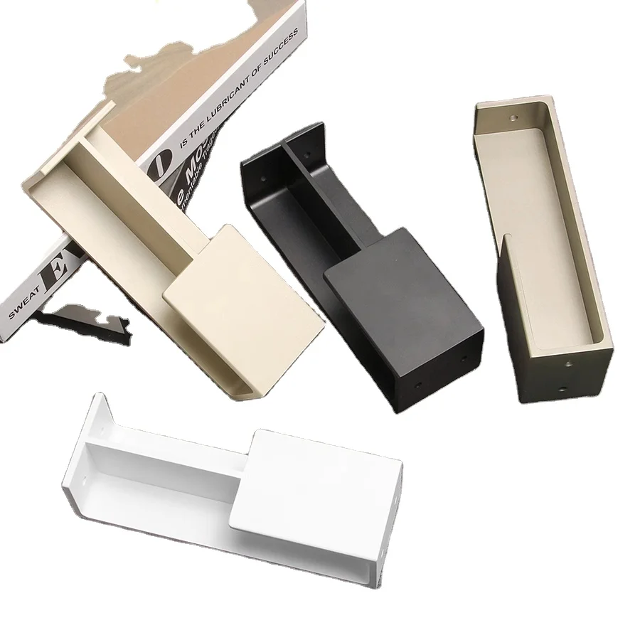 German heavy industry style sliding door folding door embedded pocket flush pull barn door handle