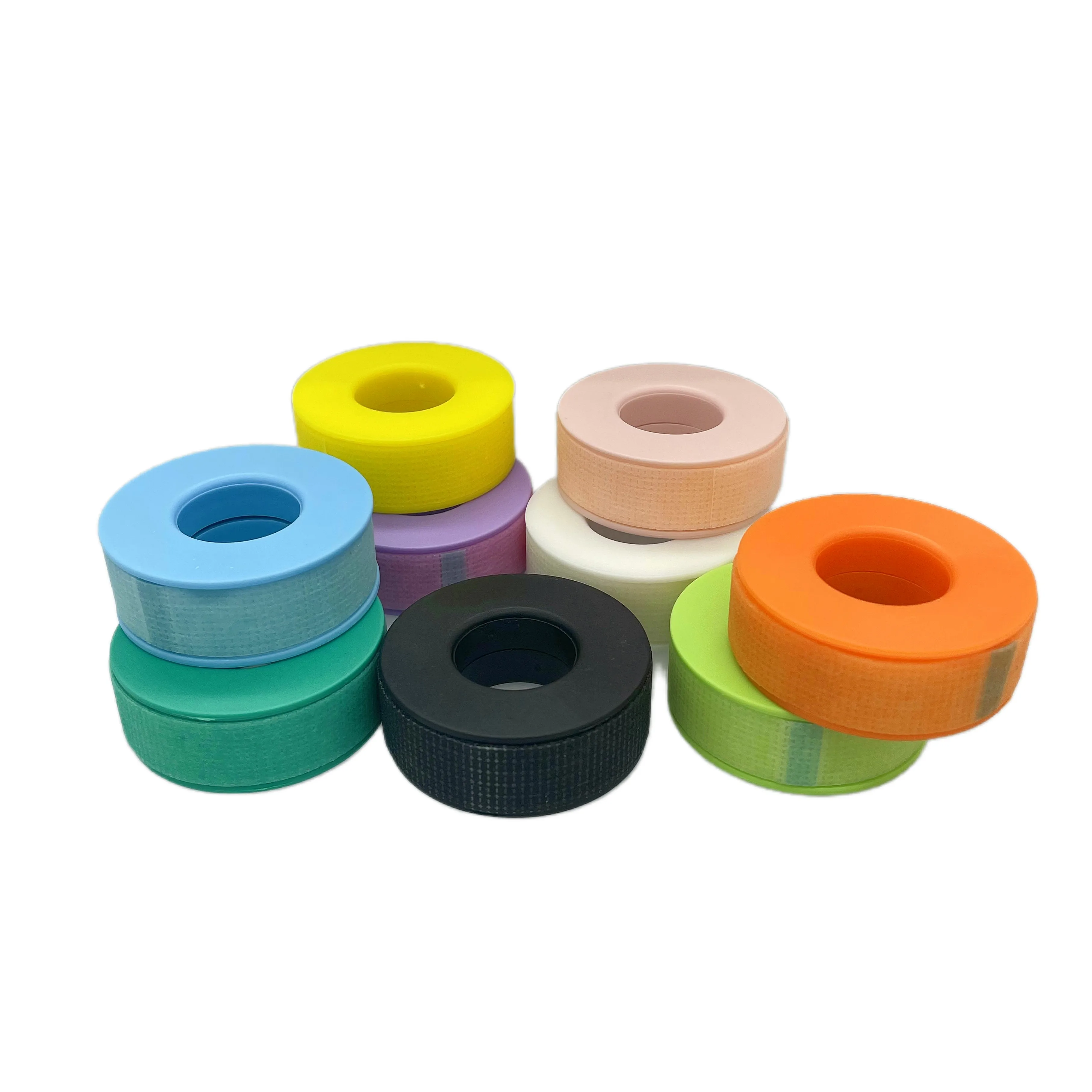 New design eyelash extension lash supplier yellow silicone gel sensitive lash tape