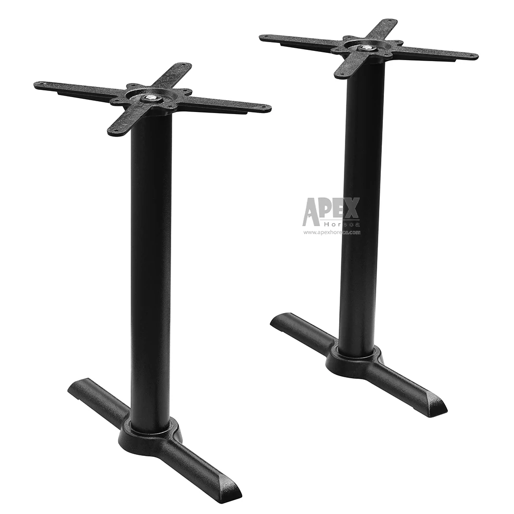 Industrial Square Rectangle Metal Dining Coffee Bar Table Stainless Steel metal large round table base Premium Dining Table Base