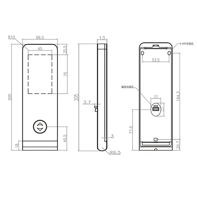 Elevator Landing Operation Glass Panel TouchCop For Lift