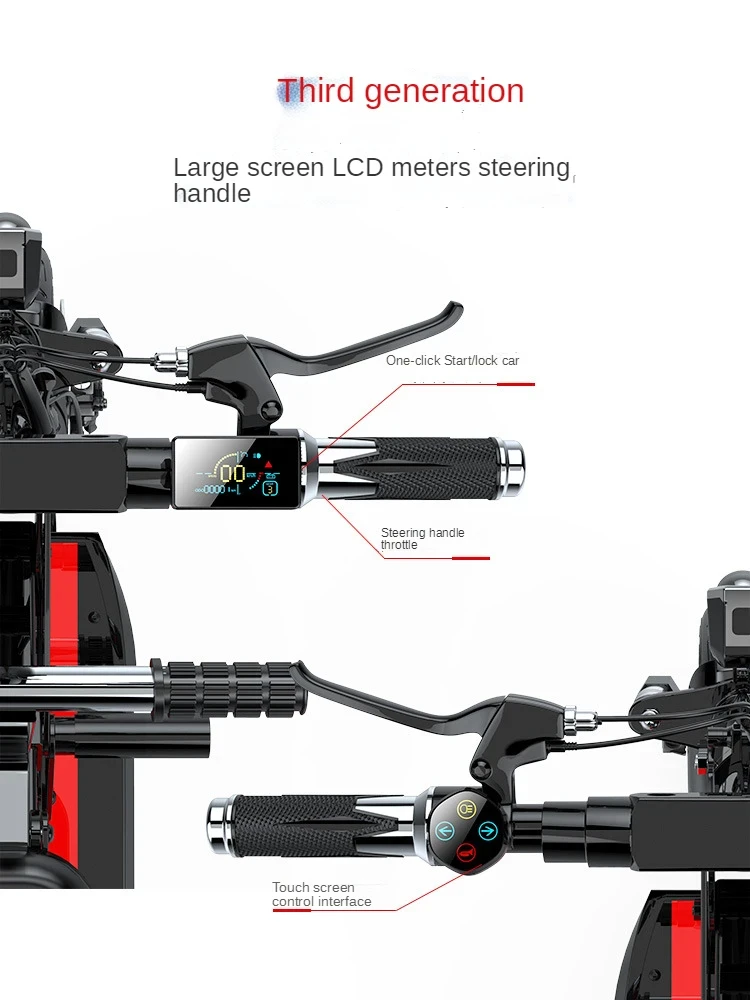 XULUP Q13 Electric Scooter Parent-Child Car Adult Mini off-road foldable 500W 1000W Electric scooter for commuting portable