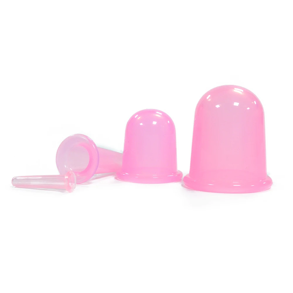 Factory direct medical silicone grade high-quality cupping therapy set silicone  massage cupping set