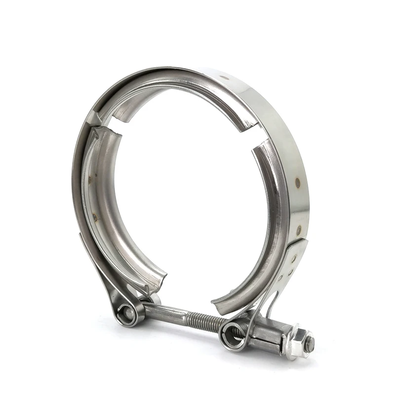 304 Stainless Steel Exhaust Pipe Intercooler Turbo V Band Clamp 3 Inch Exhaust Clamps
