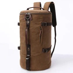 Aosheng guangzhou wholesale black canvas sports travel rucksack backpack